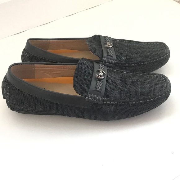 PHAT FARM Classic Driving Loafers Slip On Comfort Shoes Black Men’s Size 10 Wide - Picture 6 of 16